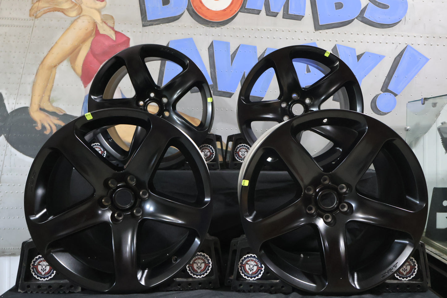 1WL88RXFAA 1WL85RXFAA NEW OEM 1992-2017 DODGE VIPER RATTLER WHEELS RIMS SET