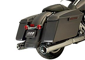 140-65226 NEW SUPERTRAPP 4" STOUT CHROME MUFFLERS FITS 2017-2025 HARLEY TOURING