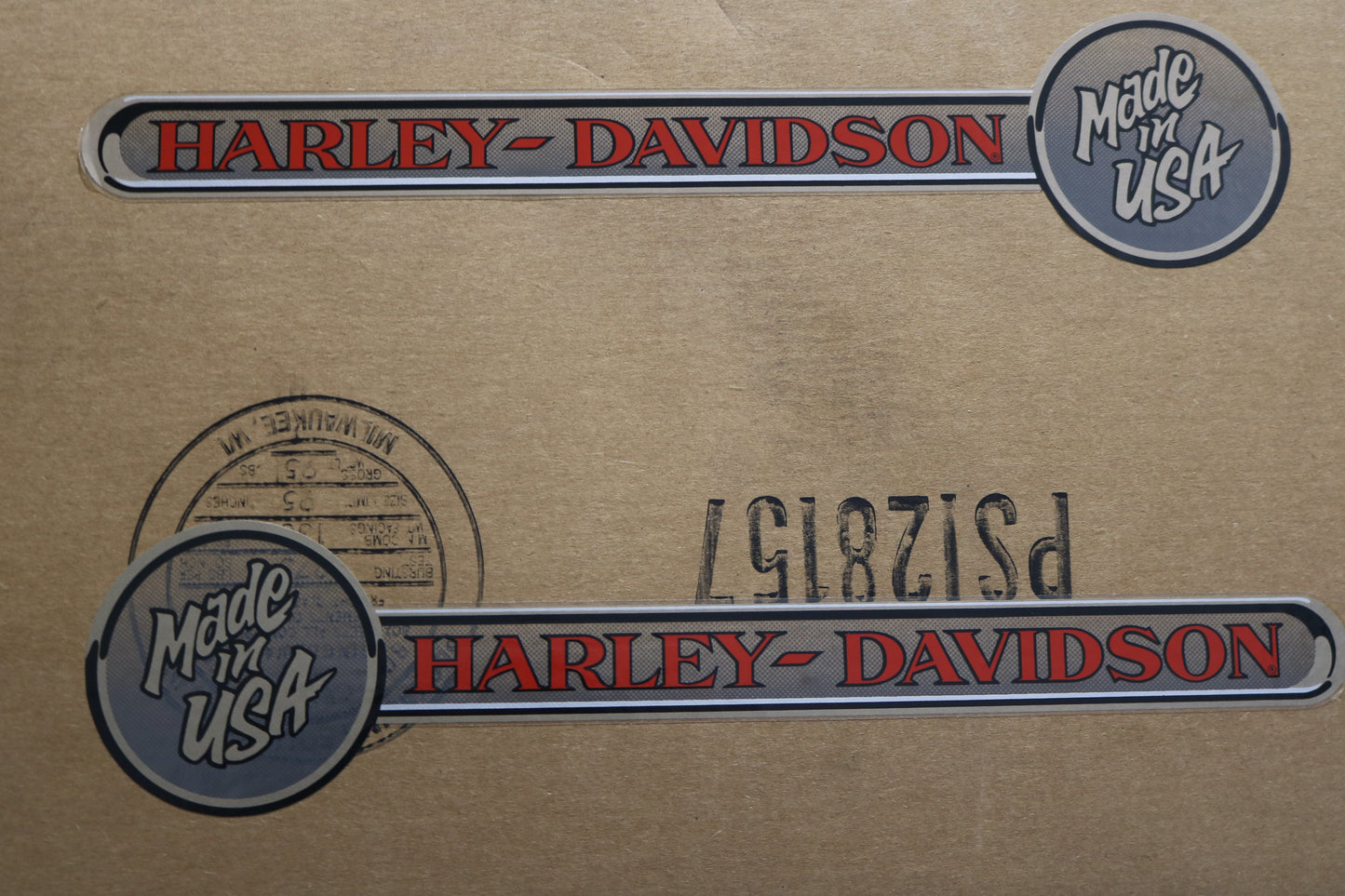 14321-90 14320-90 NEW OEM HARLEY-DAVIDSON FXRT FXR FXRD RIGHT/LEFT GAS TANK DECALS