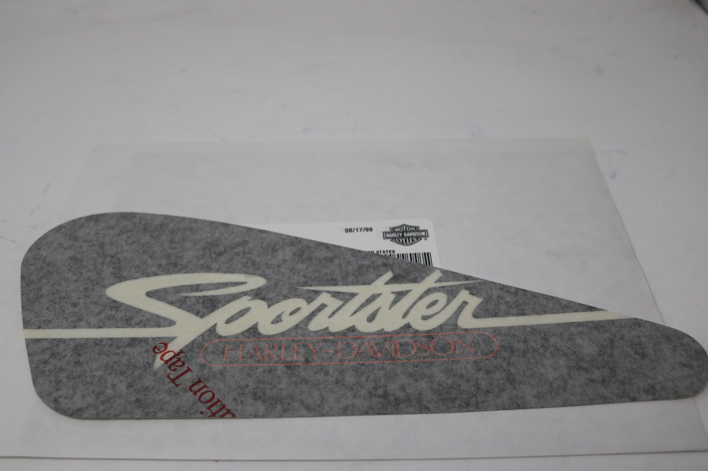 14196-88 NEW OEM 1988-1989 HARLEY-DAVIDSON SPORTSTER XLH1200 LEFT SIDE TANK DECAL