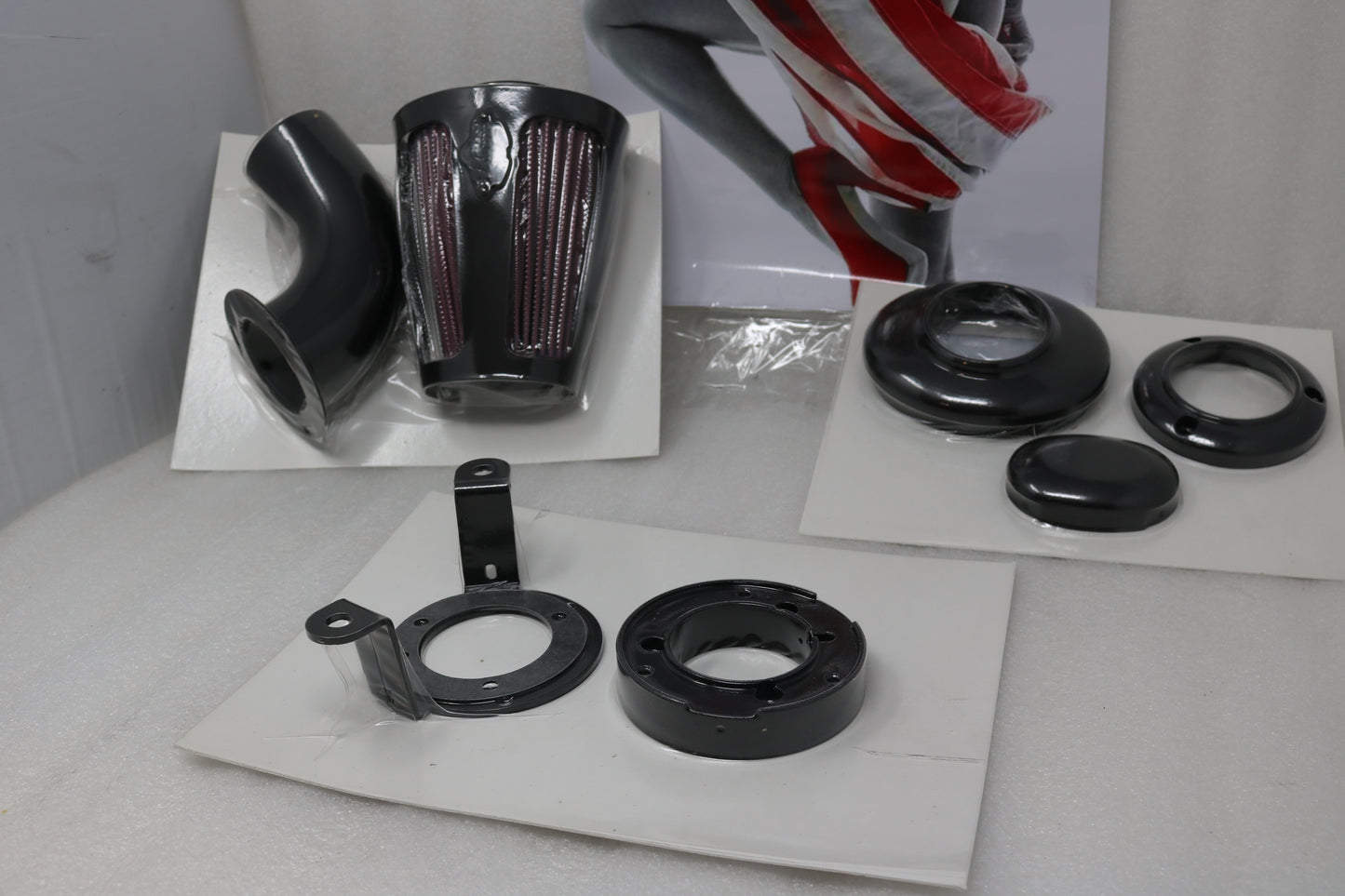 VH7054 NEW VANCE & HINES 90 DEGREE AIR INTAKE BLACK 40029 FITS 1991-2000 HARLEY SPORTSTER