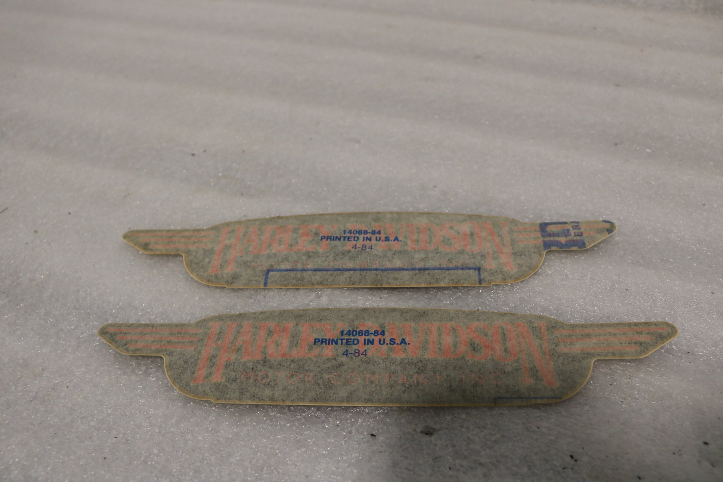 14068-84 NEW OEM HARLEY-DAVIDSON FXR FXRD FXRT FUEL GAS TANK DECALS