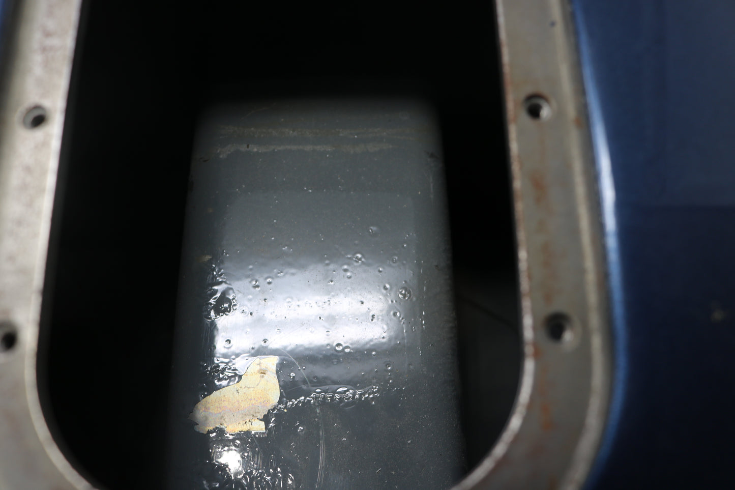 OEM NTO 2003 HARLEY-DAVIDSON FXSTI FLSTCI FLSTFI SOFTAIL 100TH ANNIVERSARY GAS TANK GUNMETAL BLUE