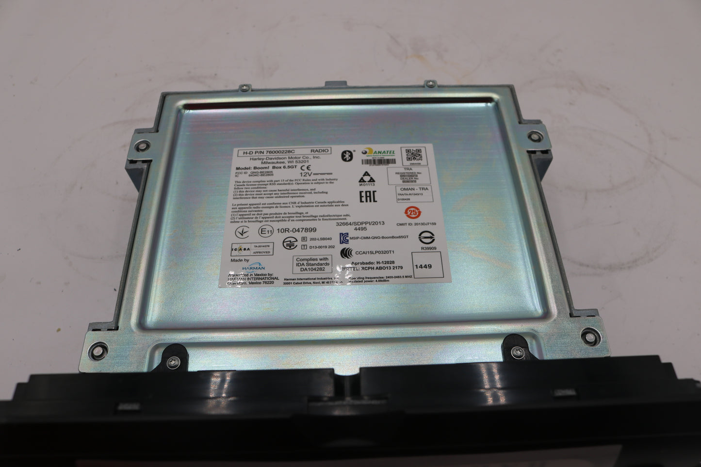 76000228C NEW OEM 2014-2018 HARLEY-DAVIDSON TOURING 6.5 GT BOOM AUDIO INFOTAINMENT GPS