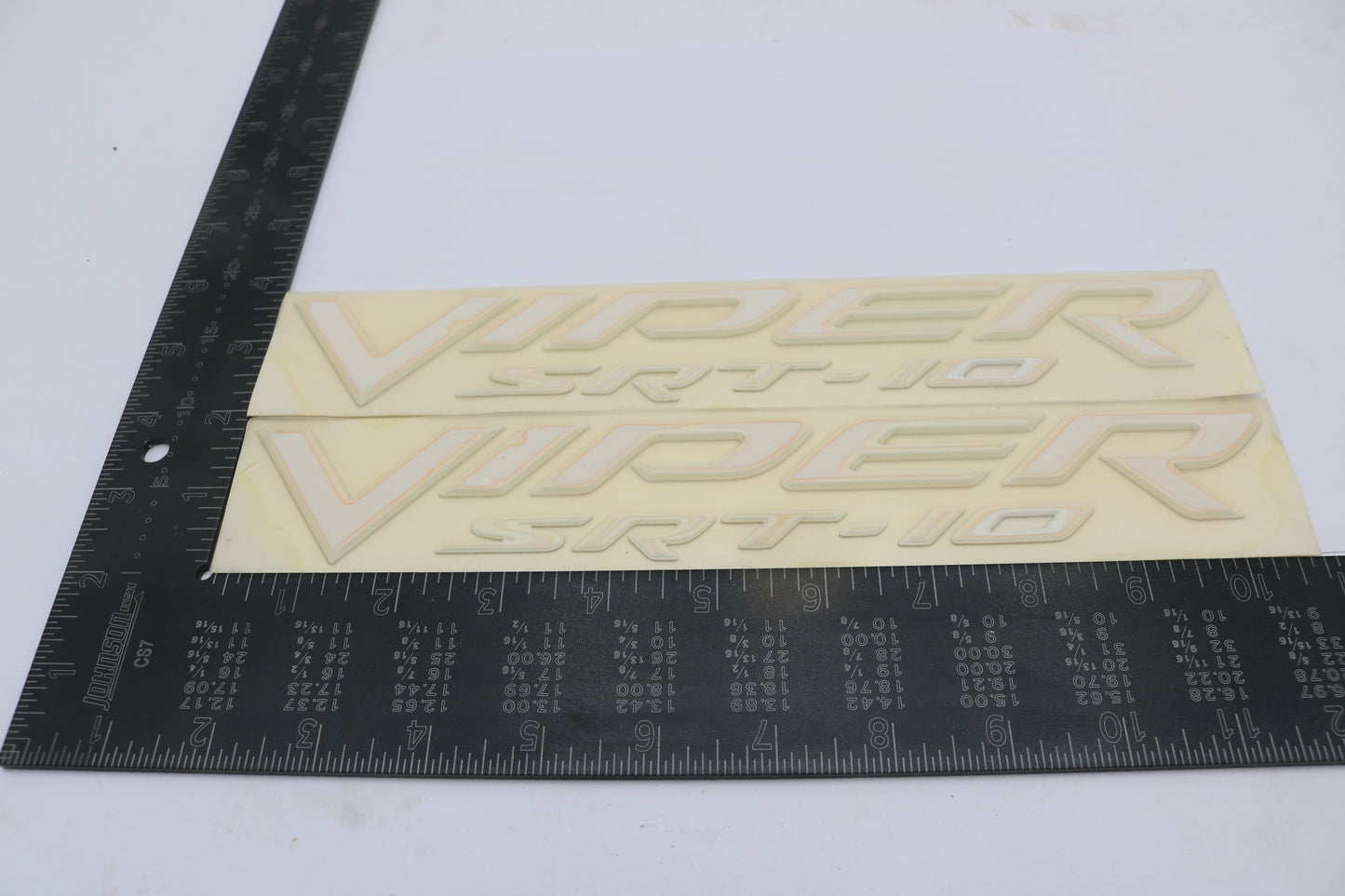 WN81BWAAB NEW OEM 2004-2005 DODGE VIPER SRT-10 HOOD DECALS MAMBA PAIR SET