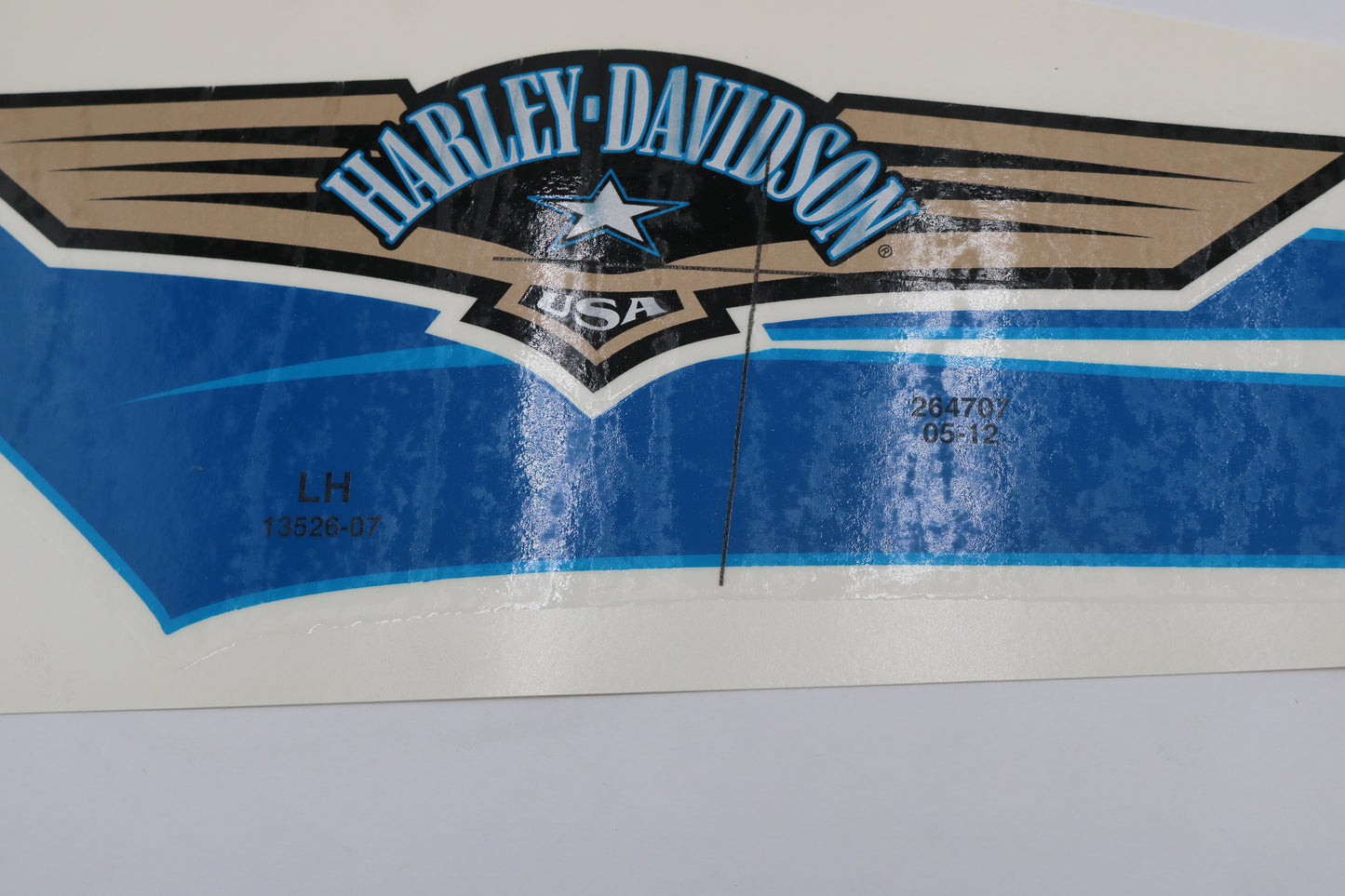 13526-07 NEW OEM HARLEY-DAVIDSON FLSTF SOFTAIL FATBOY LEFT GAS TANK DECAL