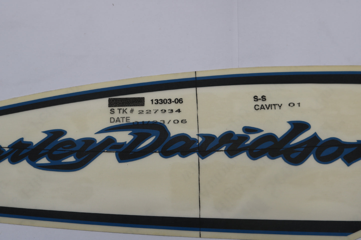 13303-06 NEW OEM 2006 HARLEY-DAVIDSON VRSC VROD RIGHT AIRBOX COVER DECAL