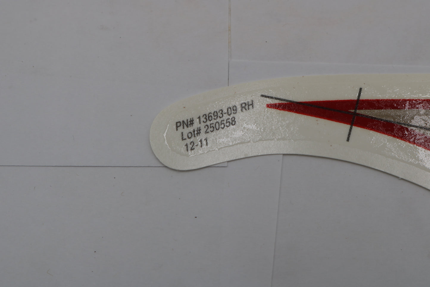 13693-09 NEW OEM 2009 HARLEY-DAVIDSON HERITAGE SOFTAIL FLSTC RIGHT FUEL TANK DECAL