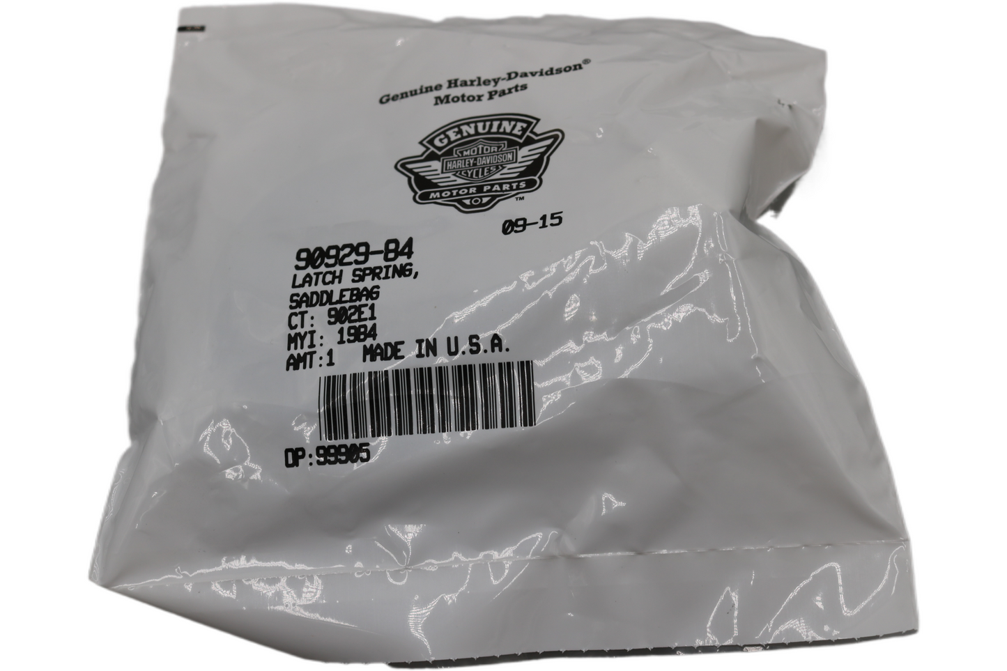 90929-84 NEW OEM HARLEY-DAVIDSON LATCH SPRING SADDLEBAG POLICE FLHP FLHTP