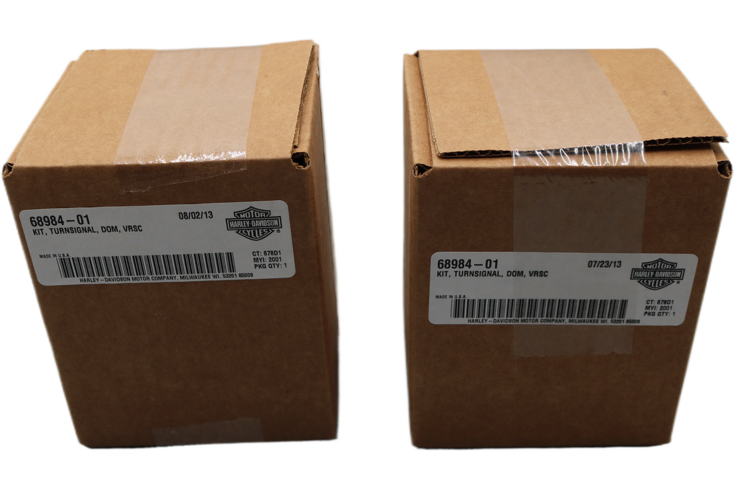 68984-01 NEW OEM HARLEY-DAVIDSON VRSC VROD SPORTSTER REAR TURN SIGNALS PAIR