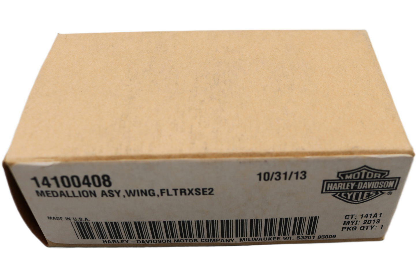 14100408 NEW OEM 2013 HARLEY-DAVIDSON FLTRUSE 110TH ANV CVO CONSOLE MEDALLION