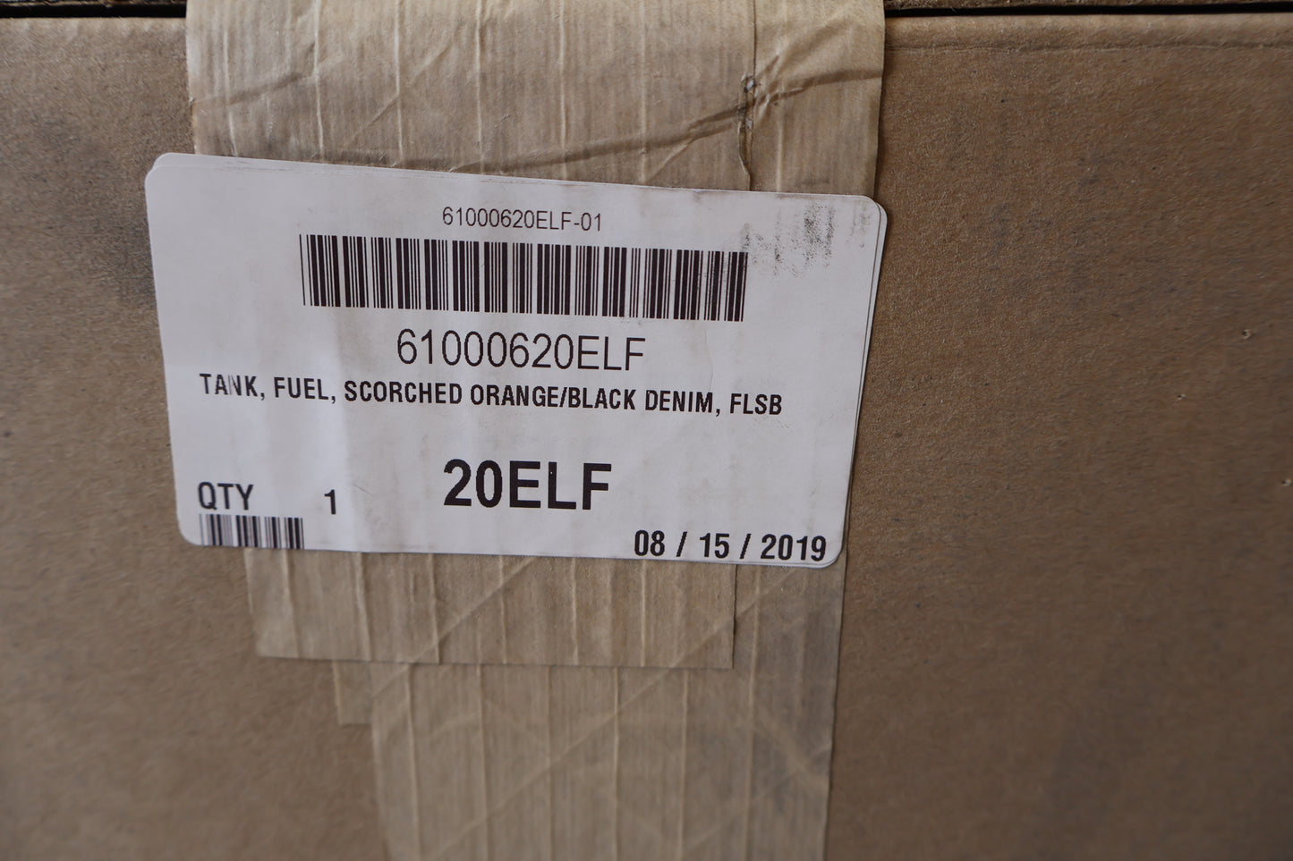 61000620ELF NEW OEM 2019 HARLEY-DAVIDSON FLSB SPORT GLIDE FUEL TANK SCORCHED ORA