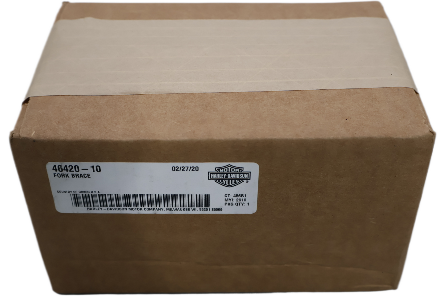 46420-10 NEW OEM 2010-2015 HARLEY-DAVIDSON SPORTSTER FRONT FENDER FORK BRACE
