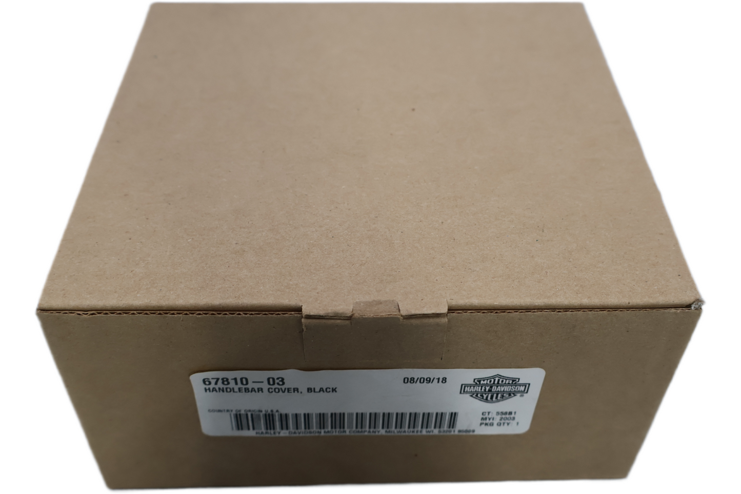 67810-03 NEW OEM 2003-2013 HARLEY-DAVIDSON FLHR/C ROADKING HANDLEBAR CLAMP BLACK