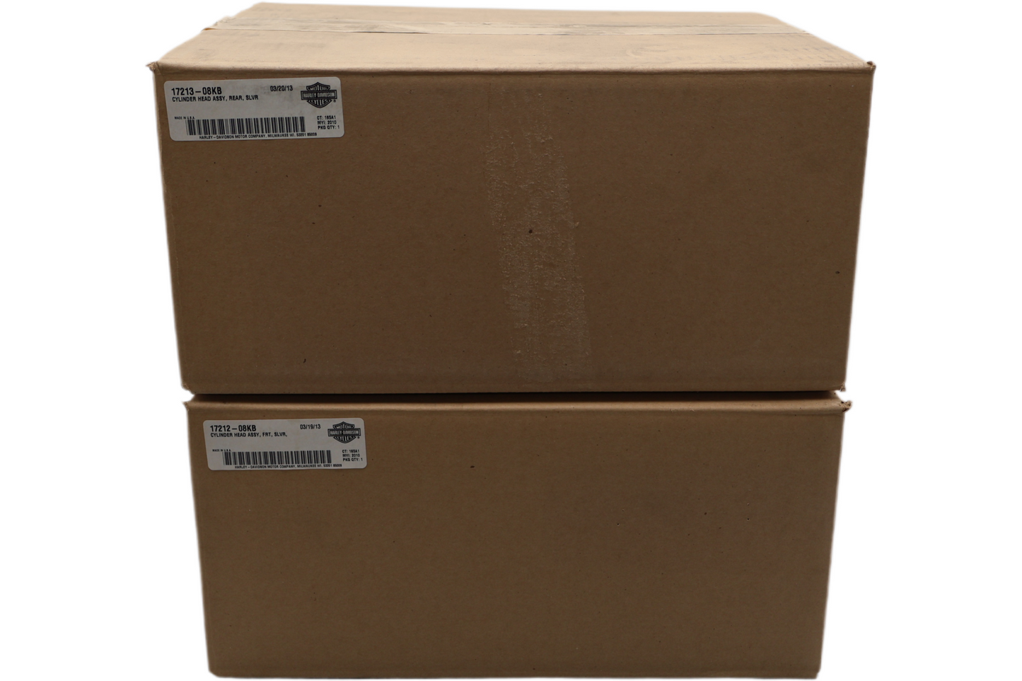 17212-08KB 17213-08KB NEW OEM 2008-2012 HARLEY-DAVIDSON VRSC VROD CYLINDER HEADS