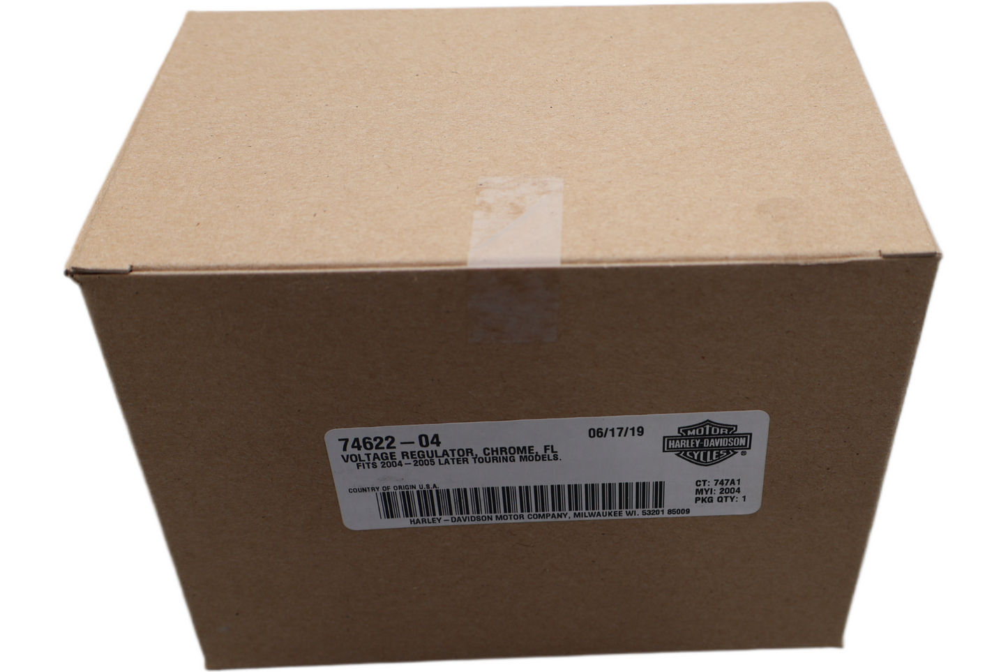 74622-04 NEW OEM 2004-2005 HARLEY-DAVIDSON TOURING VOLTAGE REGULATOR CHROME