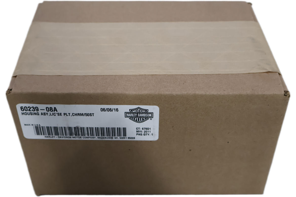 60239-08A NEW OEM 2008-2011 HARLEY-DAVIDSON FXCW/C SOFTAIL ROCKER LICENSE PLATE LIGHT