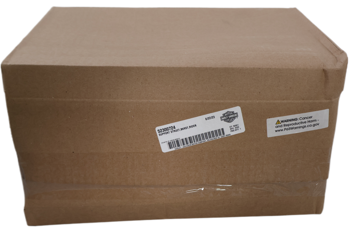 52300724 NEW OEM 1988-2024 HARLEY-DAVIDSON TOURING RIDER BACKREST SEAT CVO