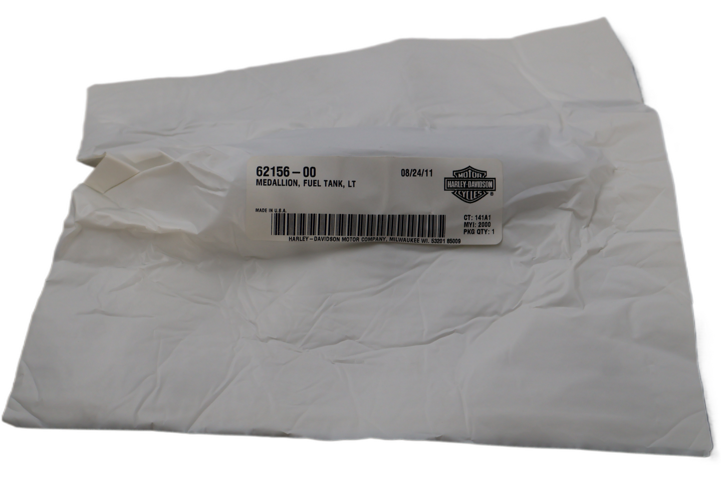 62156-00 NEW OEM HARLEY FLSTS HERITAGE SPRINGER LT FUEL TANK MEDALLION 62156-00