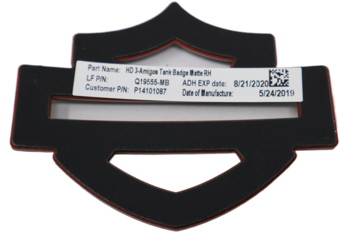 14101087 NEW OEM HARLEY-DAVIDSON CVO TOURING RIGHT GAS TANK MEDALLION 3 AMIGOS