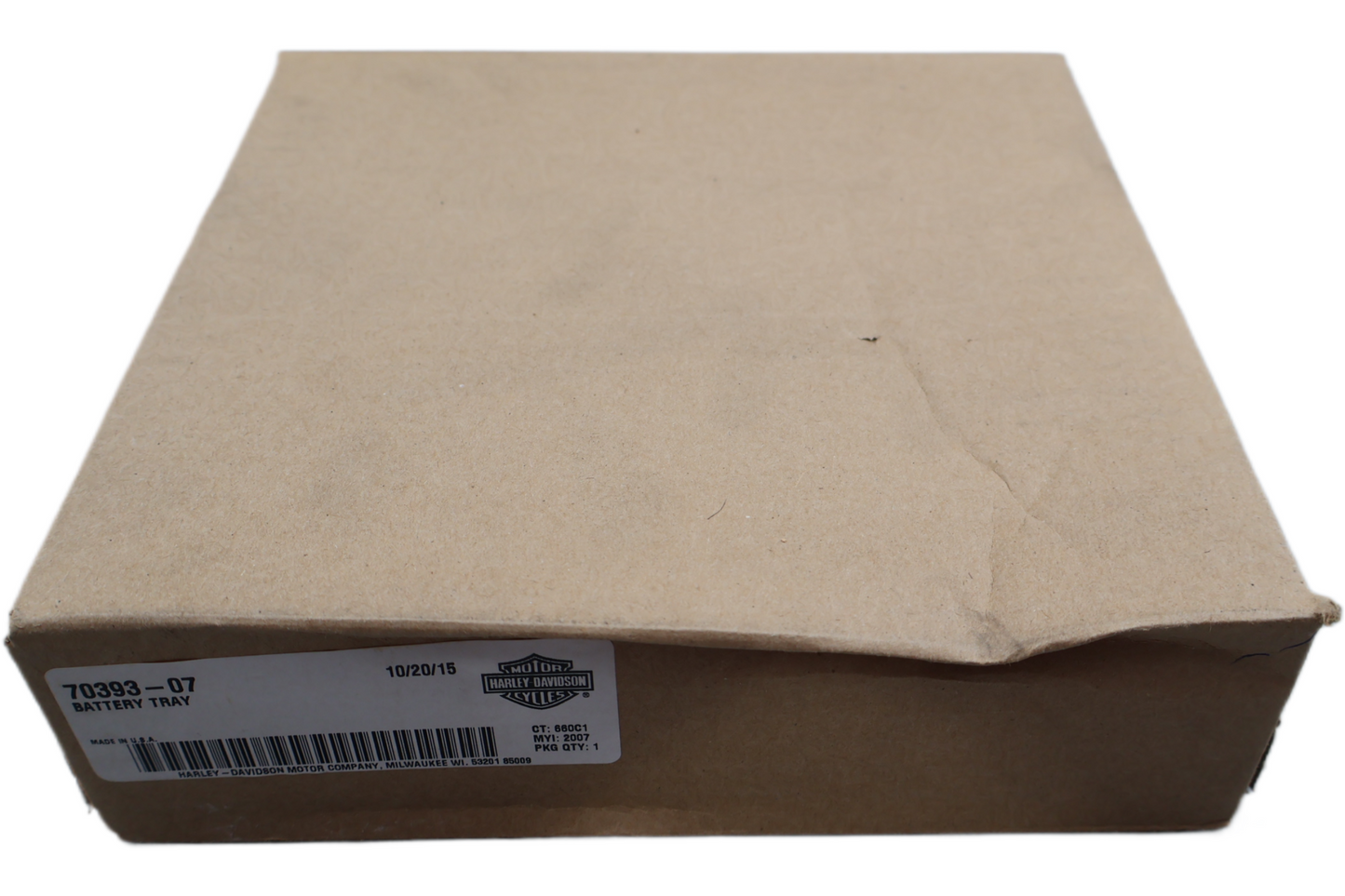 70393-07 NEW OEM 2007-2017 HARLEY-DAVIDSON VRSC VROD BATTERY TRAY