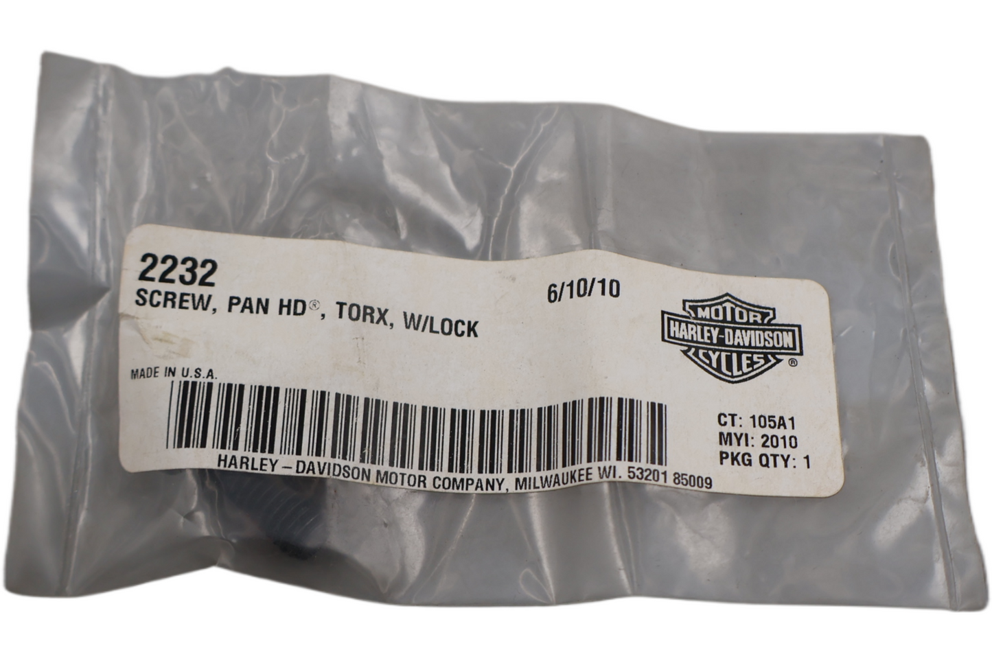 2232 NEW OEM HARLEY-DAVIDSON SCREW PANHEAD TORX 2232