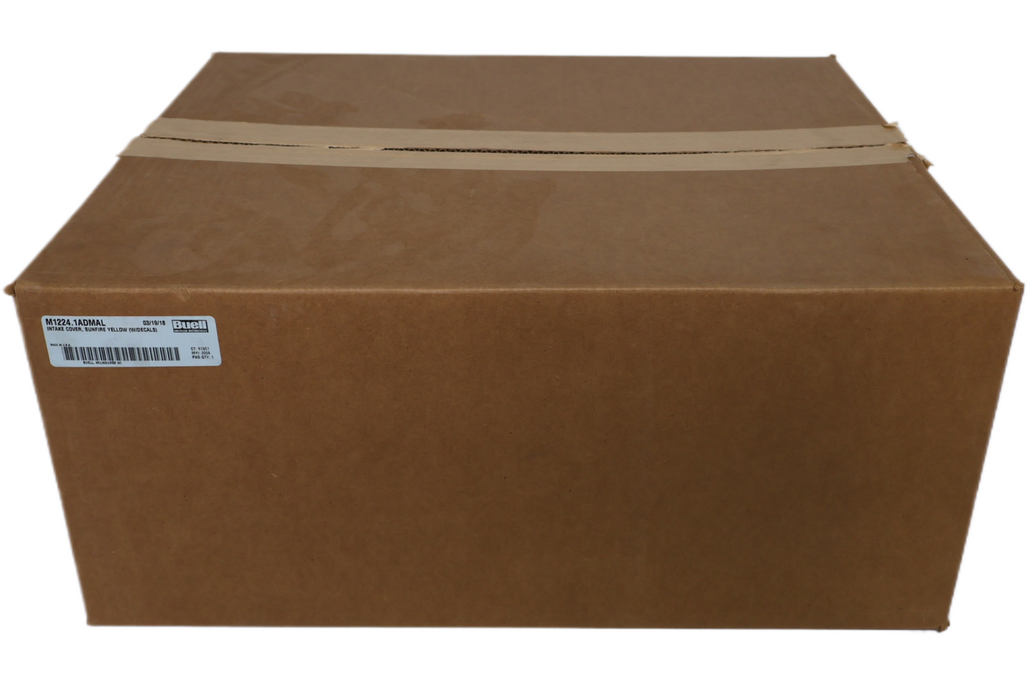 M1224.1ADMAL NEW OEM 2003-2010 BUELL XB 1125R 1125CR AIRBOX COVER SUNFIRE YELLOW W/DECALS