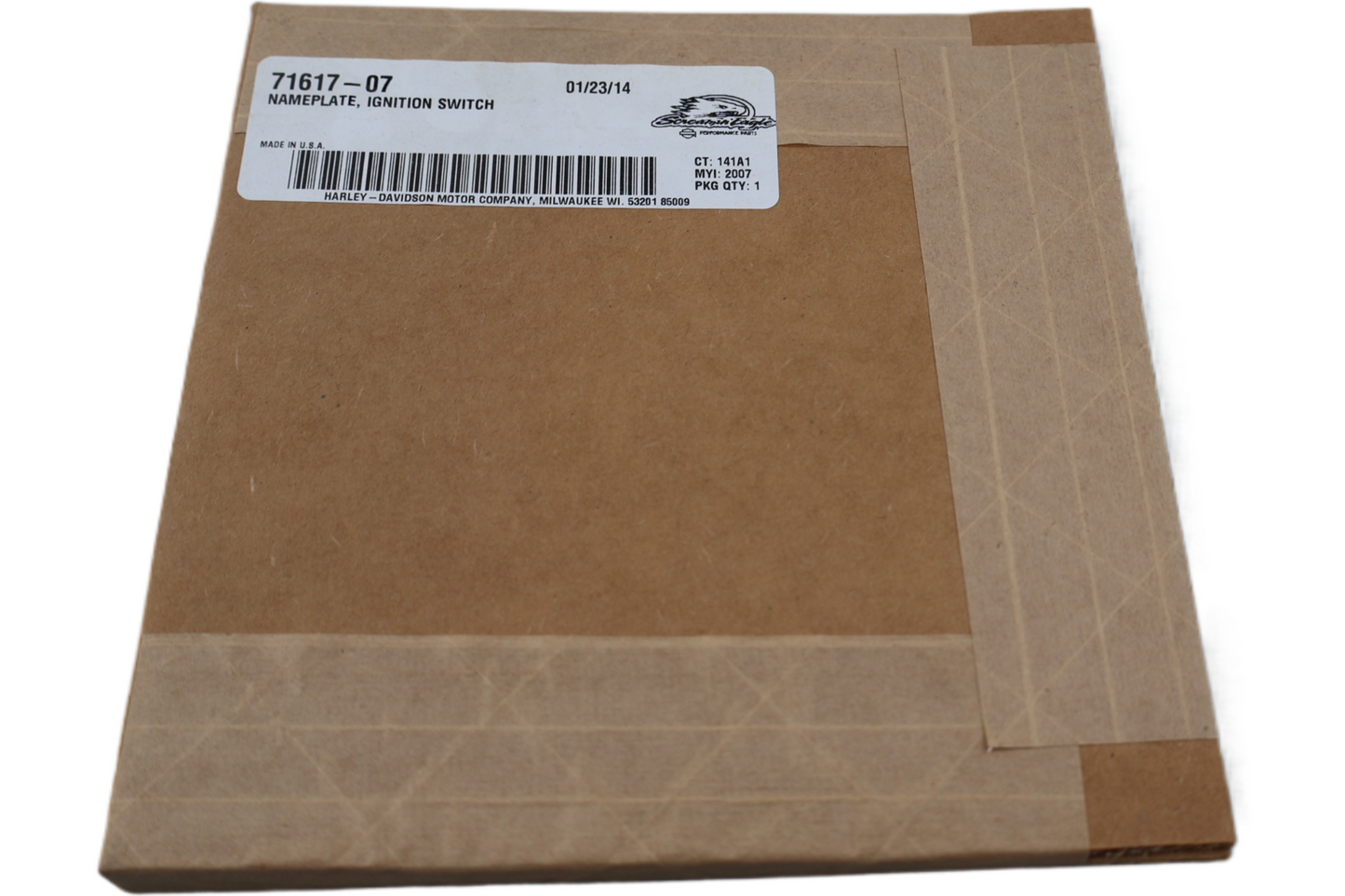 71617-07 NEW OEM 2007 HARLEY-DAVIDSON FLHRSE3 SCREAMIN EAGLE ROADKING IGNITION SWITCH DECAL