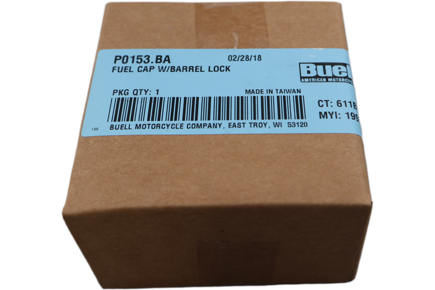 P0153.BA NEW OEM 1995-2010 BUELL KEYED GAS CAP S1 S2 S3 X1 M2 P3 BLAST
