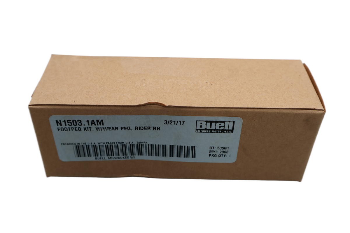 2008-2010 BUELL 1125R 1125CR RIGHT RIDER FOOTPEG | NEW OEM | PART #N1503.1AM