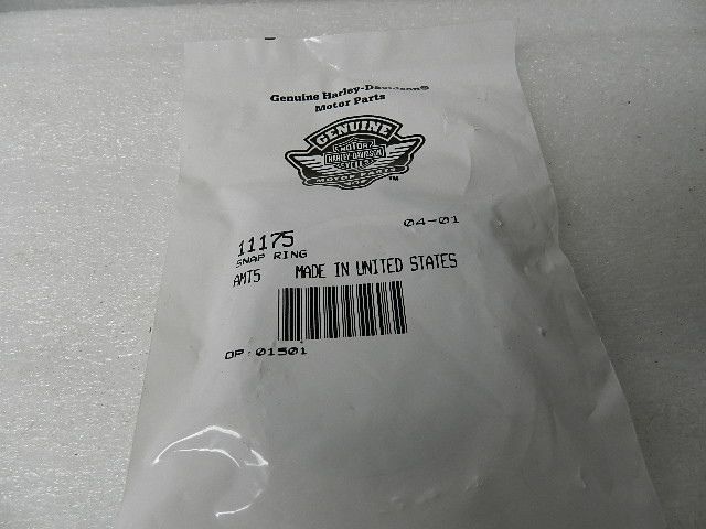 11175 NEW OEM HARLEY-DAVIDSON FRONT WHEEL HUB SNAP RING (5-PACK)
