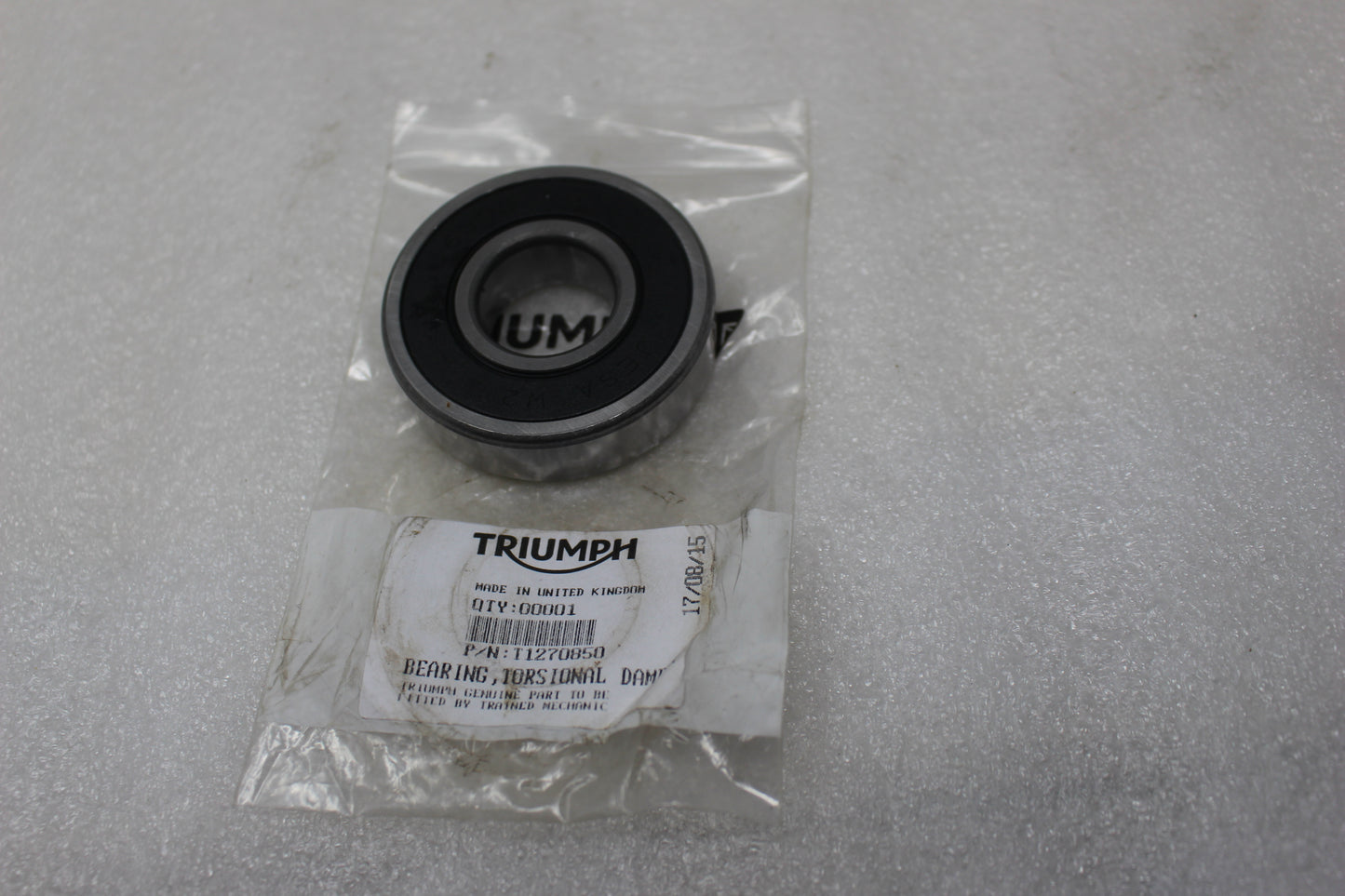 T1270850 NEW OEM 2008-2015 TRIUMPH ROCKET 3 BEARING TORSIONAL DAMPER