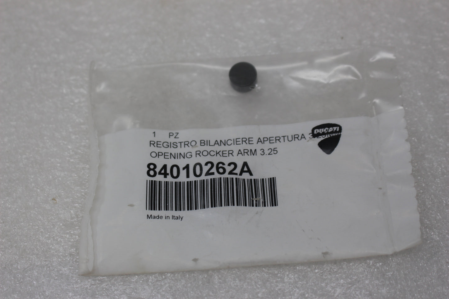 84010262A NEW OEM 2013-2025 DUCATI ADJUSTER, OPENING ROCKER ARM 3.25MM DIAVEL MONSTER