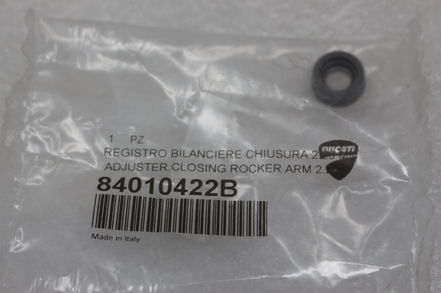 84010422B NEW OEM 2013-2025 DUCATI ADJUSTER, CLOSING ROCKER ARM 2.25MM MONSTER PANIGALE