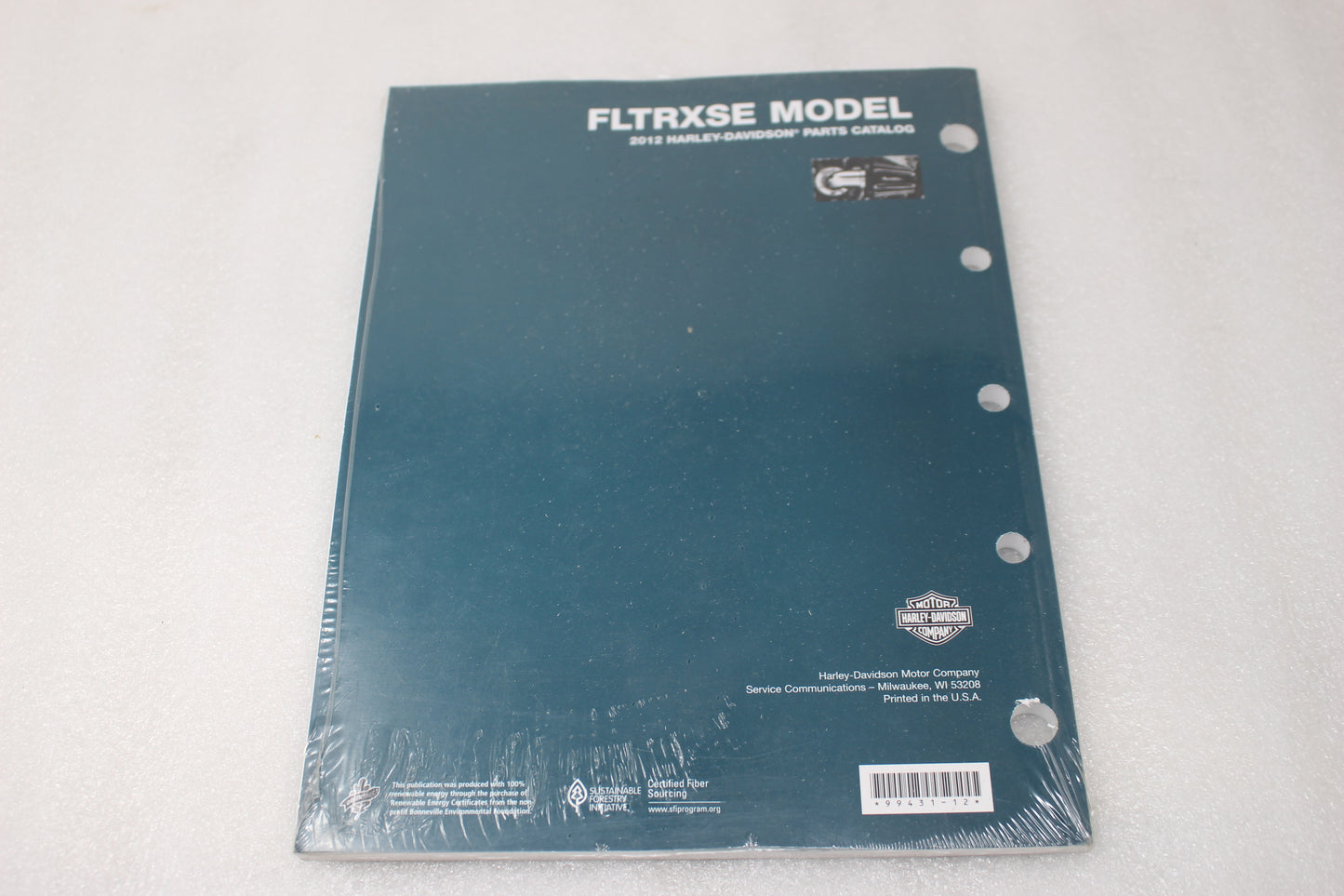 99431-12 NEW OEM 2012 HARLEY-DAVIDSON FLTRXSE MODEL PARTS CATALOG MANUAL