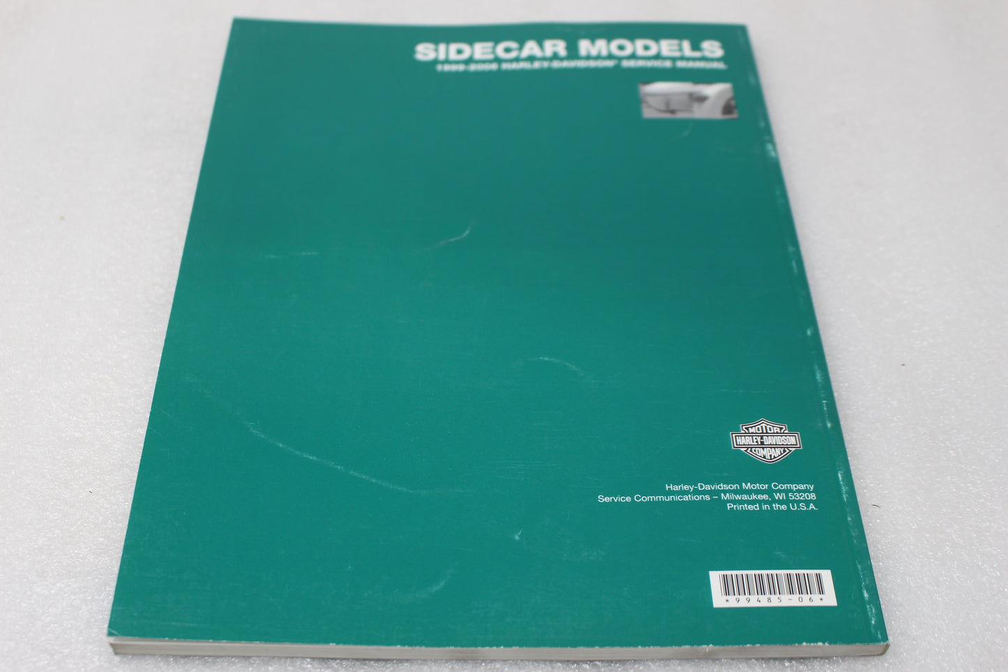 99485-06 OEM 1999-2006 HARLEY-DAVIDSON SIDECAR SERVICE MANUAL
