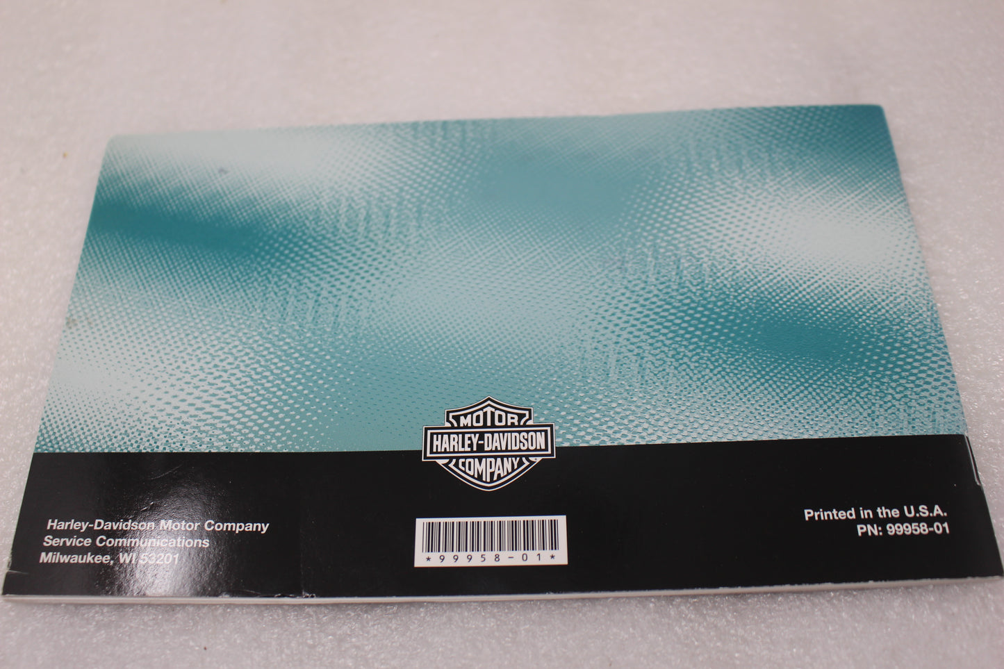 99958-01 OEM 2001 HARLEY-DAVIDSON TLE & TLE - ULTRA SIDECAR OWNER'S MANUAL