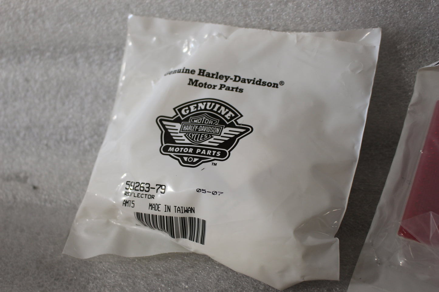 59263-79 NEW OEM 1941-1990 HARLEY-DAVIDSON REFLECTOR QTY 5 SHOVELHEAD PANHEAD KNUCKLHEAD