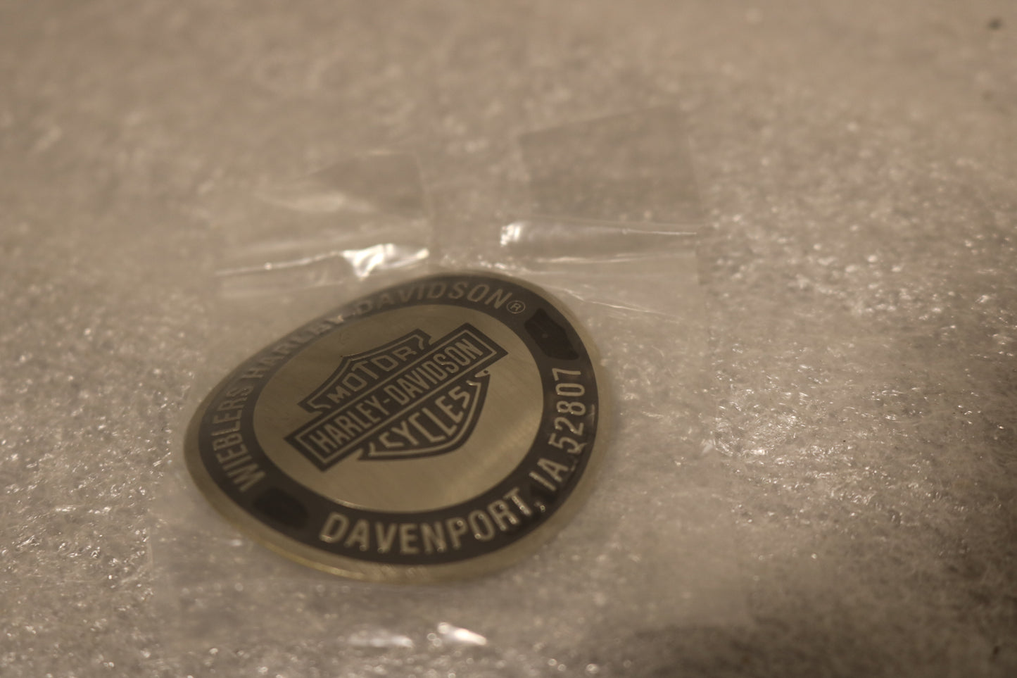 NOS NEW HARLEY OIL DIPSTICK CURVED DIP DOT WIEBLER'S DAVENPORT IA