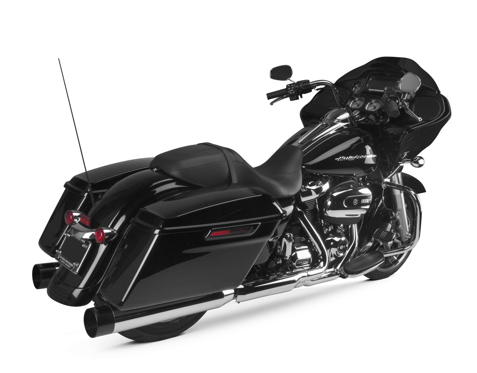 005-4560499D NEW 2017-2025 HARLEY-DAVIDSON TOURING TBR TWO BROTHERS SLIP ON MUFFLERS