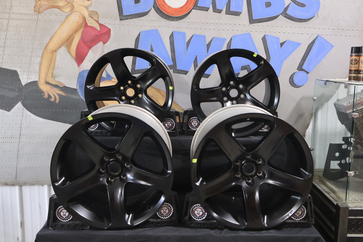 1WL88RXFAA 1WL85RXFAA NEW OEM 1992-2017 DODGE VIPER RATTLER WHEELS RIMS SET