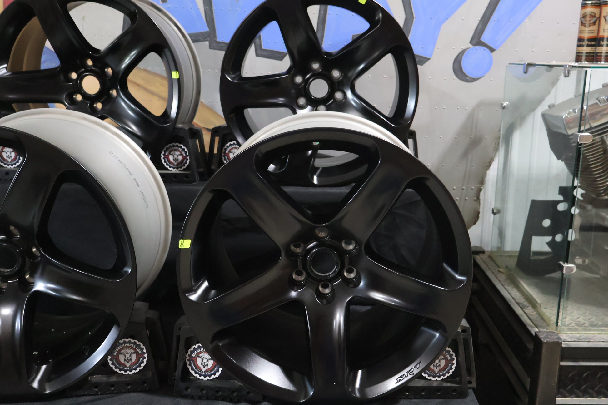 1WL88RXFAA 1WL85RXFAA NEW OEM 1992-2017 DODGE VIPER RATTLER WHEELS RIMS SET