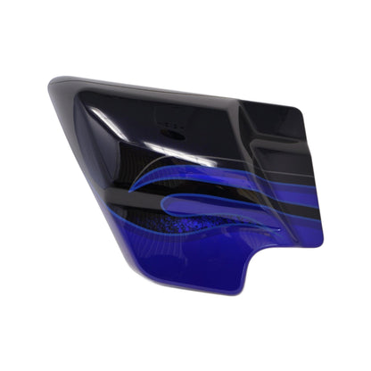 57200001DKS NEW OEM HARLEY-DAVIDSON CVO LEFT SIDE COVER TWILIGHT BLUE CANDY COBA