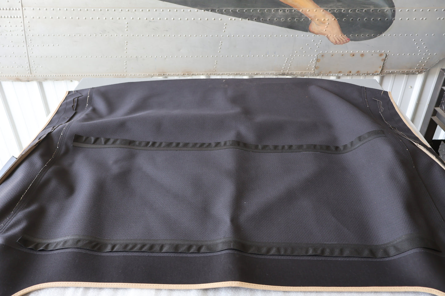 1QB991TCAA NEW OEM 2003-2010 DODGE VIPER 8.4 TAN CLOTH CONVERTIBLE TOP COVER