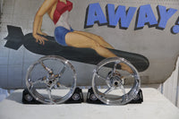 
              43300321 40900329 NEW OEM 2009-2023 HARLEY-DAVIDSON TOURING AGGRESSOR WHEELS SET
            