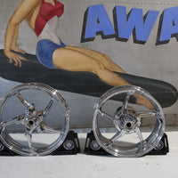 43300321 40900329 NEW OEM 2009-2023 HARLEY-DAVIDSON TOURING AGGRESSOR WHEELS SET