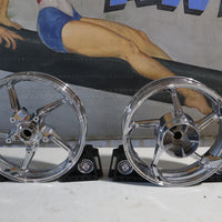 43300321 40900329 NEW OEM 2009-2023 HARLEY-DAVIDSON TOURING AGGRESSOR WHEELS SET