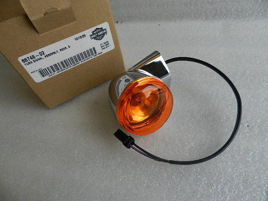68748-02 NEW OEM 2002 HARLEY-DAVIDSON FLHRSEI ROADKING REAR TURN SIGNAL 68748-02