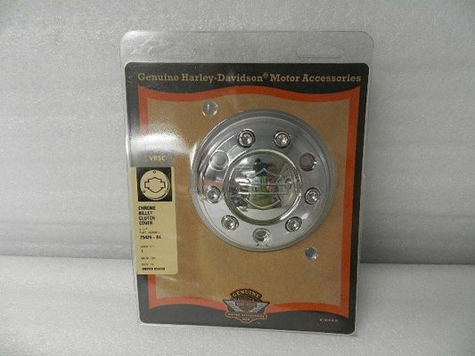 25426-04 NEW OEM 2005 AND NEWER HARLEY-DAVIDSON VROD CHROME BILLET CLUTCH COVER