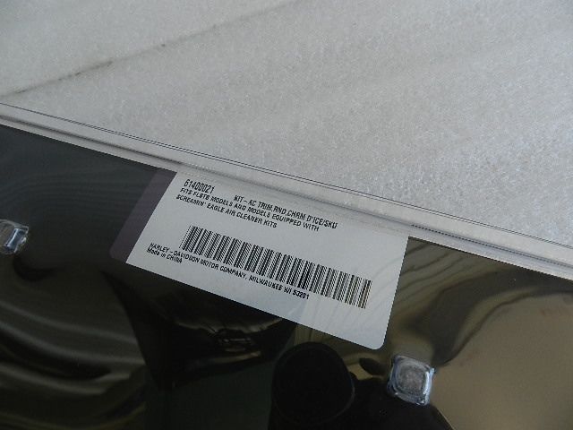 61400021 NEW OEM HARLEY-DAVIDSON DIAMOND ICE SKULL & CHAIN AIR CLEANER INSERT